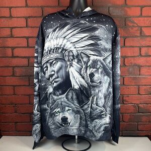 Jay's Rock 2XL Pullover Hoodie – Wolves &‎ Chiefs, Graphic, Casual